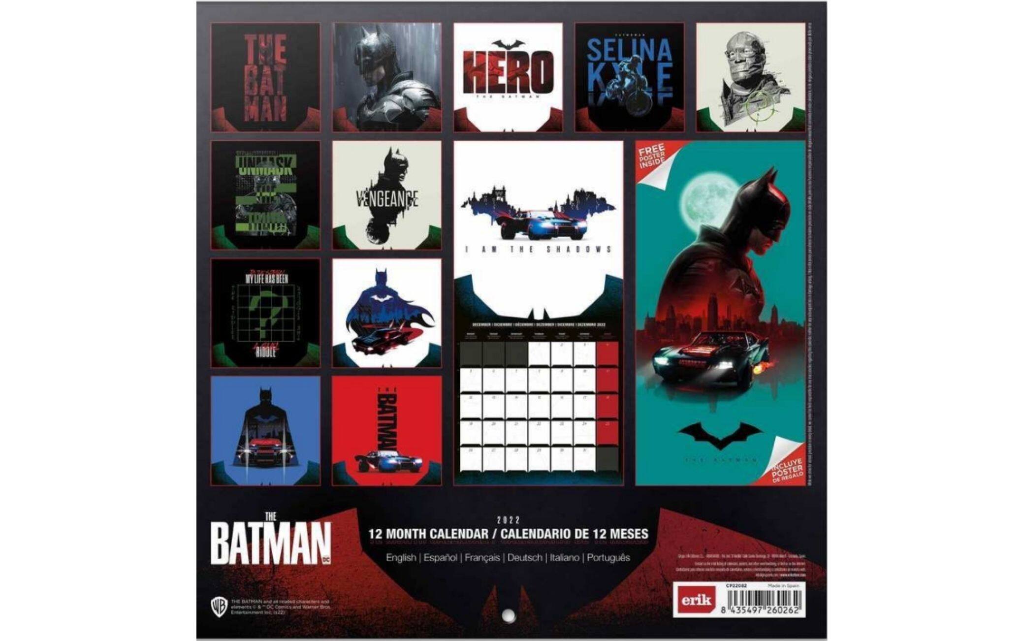 the batman calendario