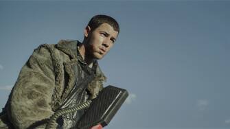 Nick Jonas as Davy Prentiss Jr. in Chaos Walking. Photo Credit: Courtesy of Lionsgate