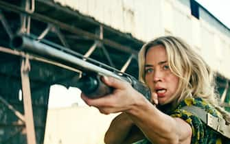 USA. Emily Blunt in a scene from the ©Paramount Pictures new movie: A Quiet Place: Part II (2020).
Plot:  Following the events at home, the Abbott family now face the terrors of the outside world. Forced to venture into the unknown, they realize the creatures that hunt by sound are not the only threats lurking beyond the sand path. 
Ref: LMK110-J7127-190521
Supplied by LMKMEDIA. Editorial Only.
Landmark Media is not the copyright owner of these Film or TV stills but provides a service only for recognised Media outlets. pictures@lmkmedia.com