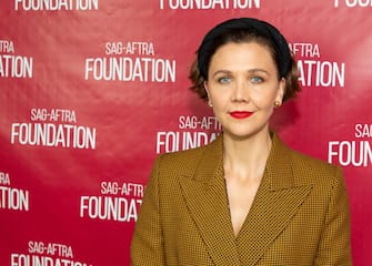 LOS ANGELES, CALIFORNIA - OCTOBER 23: Actress Maggie Gyllenhaal attends SAG-AFTRA Foundation Conversations Presents Career Retrospective with Maggie Gyllenhaal at SAG-AFTRA Foundation Screening Room on October 23, 2019 in Los Angeles, California. (Photo by Vincent Sandoval/Getty Images)