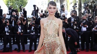 CANNES, FRANCE - JULY 08: Luma Grothe attends the "Stillwater" screening during the 74th annual Cannes Film Festival on July 08, 2021 in Cannes, France. (Photo by Vittorio Zunino Celotto/Getty Images for Kering)