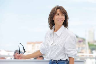 CANNES, FRANCE - JULY 08: Sophie Marceau attends the "Tout S'est Bien Passe (Everything Went Fine)" photocall during the 74th annual Cannes Film Festival on July 08, 2021 in Cannes, France. (Photo by Stephane Cardinale - Corbis/Corbis via Getty Images)