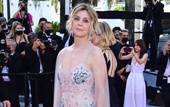 CANNES, FRANCE - JULY 11: Margherita Buy attends the "Tre Piani (Three Floors)" screening during the 74th annual Cannes Film Festival on July 11, 2021 in Cannes, France. (Photo by Daniele Venturelli/WireImage)