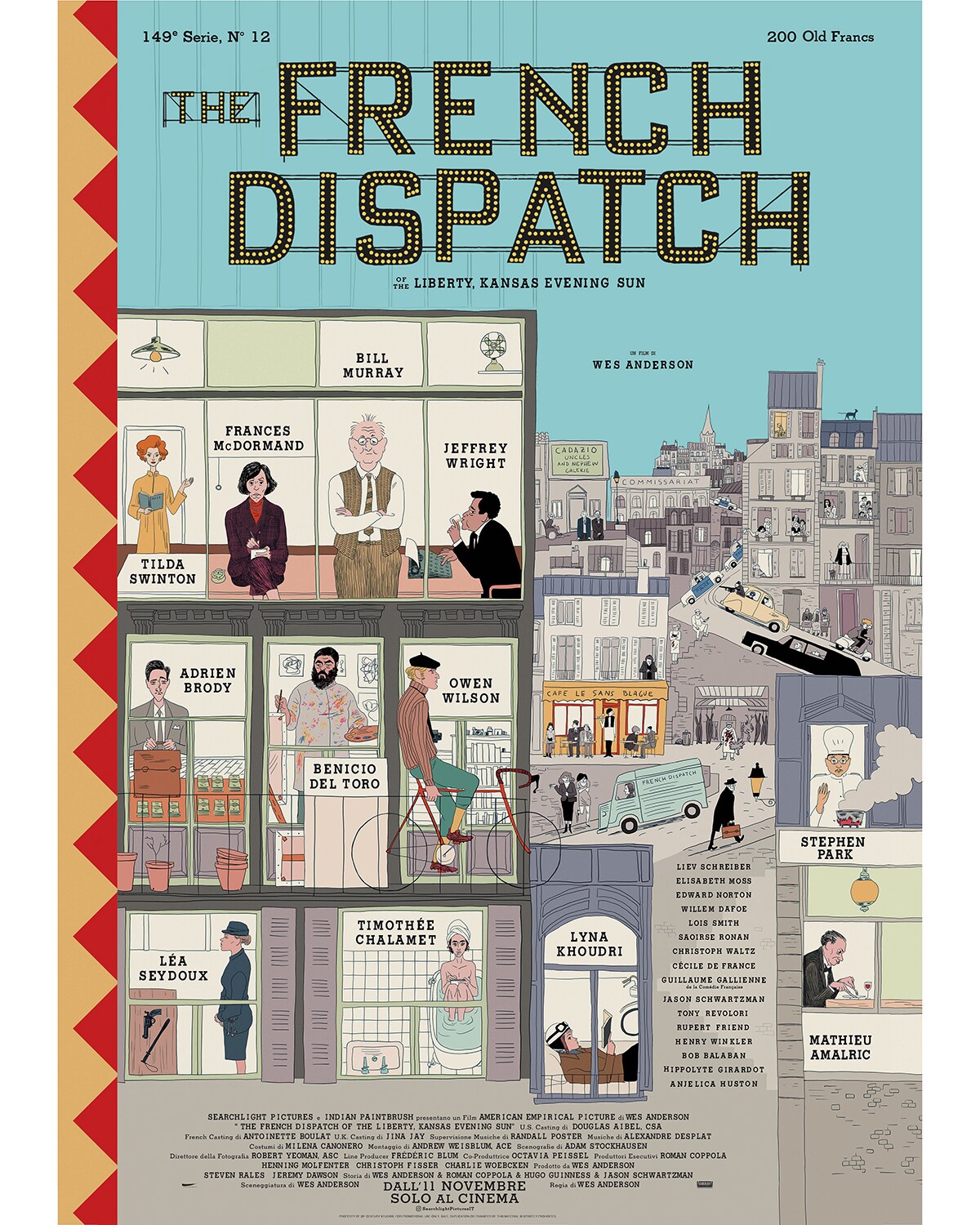 The French DIspatcj, il poster italiano