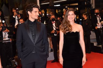 CANNES, FRANCE - JULY 12: Louis Garrel and  Laetitia Casta  attend the "Bac Nord" screening during the 74th annual Cannes Film Festival on July 12, 2021 in Cannes, France. (Photo by Stephane Cardinale - Corbis/Corbis via Getty Images)