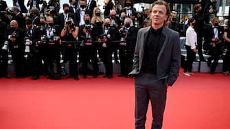French comedian Alex Lutz arrives for the screening of the film "France" at the 74th edition of the Cannes Film Festival in Cannes, southern France, on July 15, 2021. (Photo by CHRISTOPHE SIMON / AFP) (Photo by CHRISTOPHE SIMON/AFP via Getty Images)
