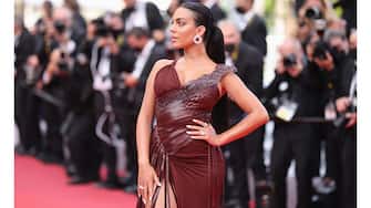 CANNES, FRANCE - JULY 15: Georgina Rodriguez attends the "France" screening during the 74th annual Cannes Film Festival on July 15, 2021 in Cannes, France. (Photo by Andreas Rentz/Getty Images)