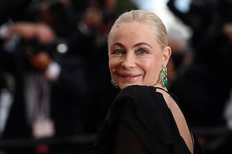 CANNES, FRANCE - JULY 16: Emmanuelle BÃ©art attends the "Les Intranquilles (The Restless)" screening during the 74th annual Cannes Film Festival on July 16, 2021 in Cannes, France. (Photo by Kate Green/Getty Images)