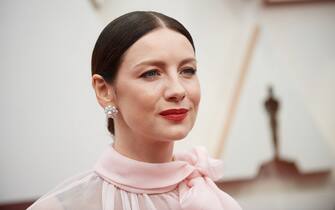 Caitriona Balfe arrives on the red carpet of The 92nd Oscars® at the Dolby® Theatre in Hollywood, CA on Sunday, February 9, 2020.