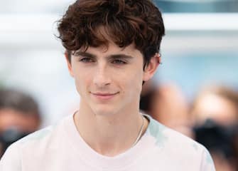 CANNES, FRANCE - JULY 13: TimothÃ©e Chalamet attends the "The French Dispatch" photocall during the 74th annual Cannes Film Festival on July 13, 2021 in Cannes, France. (Photo by Samir Hussein/WireImage)