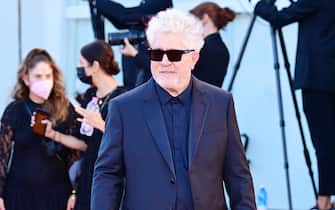 VENICE, ITALY - SEPTEMBER 01: Director Pedro AlmodÃ³var attends the red carpet of the movie "Madres Paralelas" during the 78th Venice International Film Festival on September 01, 2021 in Venice, Italy. (Photo by Daniele Venturelli/WireImage)