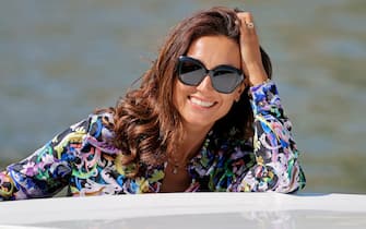 VENICE, ITALY - SEPTEMBER 03: Caterina Balivo arrives at the 78th Venice International Film Festival on September 03, 2021 in Venice, Italy. (Photo by John Phillips/Getty Images)