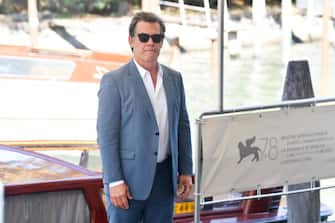 VENICE, ITALY - SEPTEMBER 03: Josh Brolin is seen arriving at the 78th Venice International Film Festival on September 03, 2021 in Venice, Italy. (Photo by Jacopo Raule/Getty Images)