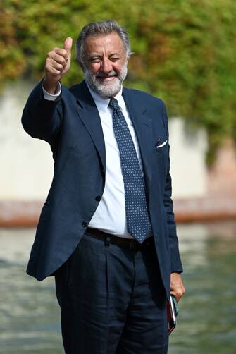 VENICE, ITALY - SEPTEMBER 04: Luca Barbareschi arrives at the 78th Venice International Film Festival on September 04, 2021 in Venice, Italy. (Photo by Pascal Le Segretain/Getty Images)