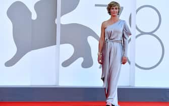Belgian actress Cecile de France arrives for the premiere of  'Illusions Perdues' during the 78th annual Venice International Film Festival, in Venice, Italy, 05 September 2021. The movie is presented in Official competition 'Venezia 78'at the festival running from 01 to 11 September. ANSA/CLAUDIO ONORATI