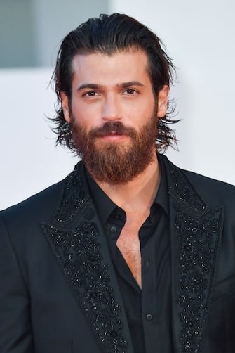 VENICE, ITALY - SEPTEMBER 05: Can Yaman  attends the red carpet of the "Filming Italy Award" during the 78th Venice International Film Festival on September 05, 2021 in Venice, Italy. (Photo by Stephane Cardinale - Corbis/Corbis via Getty Images)