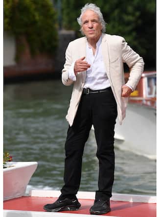 VENICE, ITALY - SEPTEMBER 07: Abel Ferrara arrives at the 78th Venice International Film Festival on September 07, 2021 in Venice, Italy. (Photo by Jacopo Raule/Getty Images)