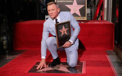 Daniel Craig ha ricevuto una stella sulla Hollywood Walk of Fame. FOTO