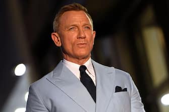 British actor Daniel Craig is honored with a star on the Hollywood Walk of Fame in Los Angeles, California, on October 6, 2021. - Craig's star will be located at 7007 Hollywood Boulevard, chosen for Craig's portrayal of James Bond in '007' films. (Photo by VALERIE MACON / AFP) (Photo by VALERIE MACON/AFP via Getty Images)