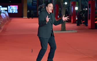 US director Quentin Tarantino poses on the red carpet at the 16th annual Rome International Film Festival, in Rome, Italy, 19 October 2021. The film festival runs from 14 to 24 October. ANSA/ETTORE FERRARI
 