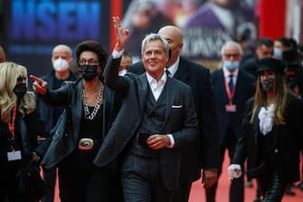 Italian singer, Claudio Baglioni, arrives at the 16th annual Rome International Film Festival, in Rome, Italy, 22 October 2021. The Festa del Cinema di Roma runs from 14 to 24 October. ANSA/FABIO FRUSTACI