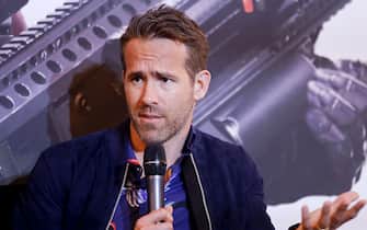 Ryan Reynolds attends the Deadpool 2 movie press conference at Four Seasons Hotel in Mexico City, Mexico on April 25, 2018. (Photo by Liliana Ampudia Mendez/Sipa USA)
