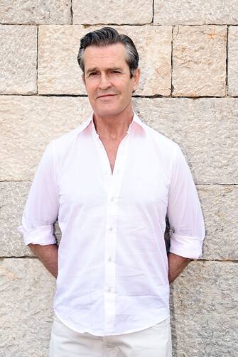 TAORMINA, ITALY - JUNE 20:  Rupert Everett attends Day 8 of the 61st Taormina Film Fest on June 20, 2015 in Taormina, Italy.  (Photo by Venturelli/Getty Images)