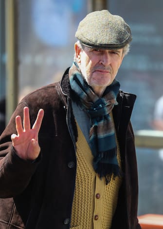 BRIGHTON, ENGLAND - MAY 17: Rupert Everett seen on the filmset for the 'My Policeman' on May 17, 2021 in Brighton, England. (Photo by MWE/GC Images)