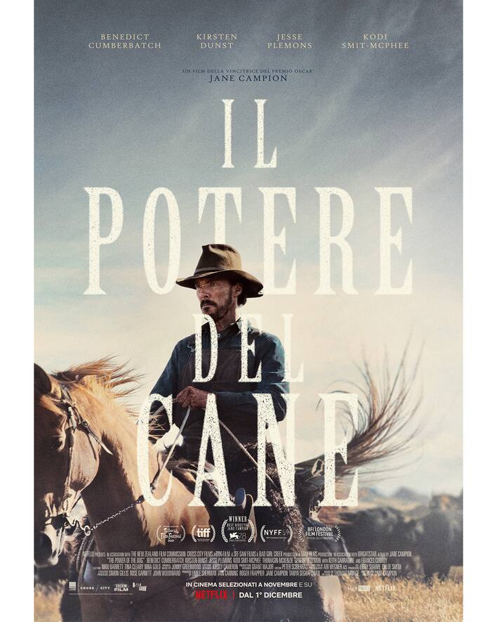 Il potere del cane, il cast del film con Benedict Cumberbatch