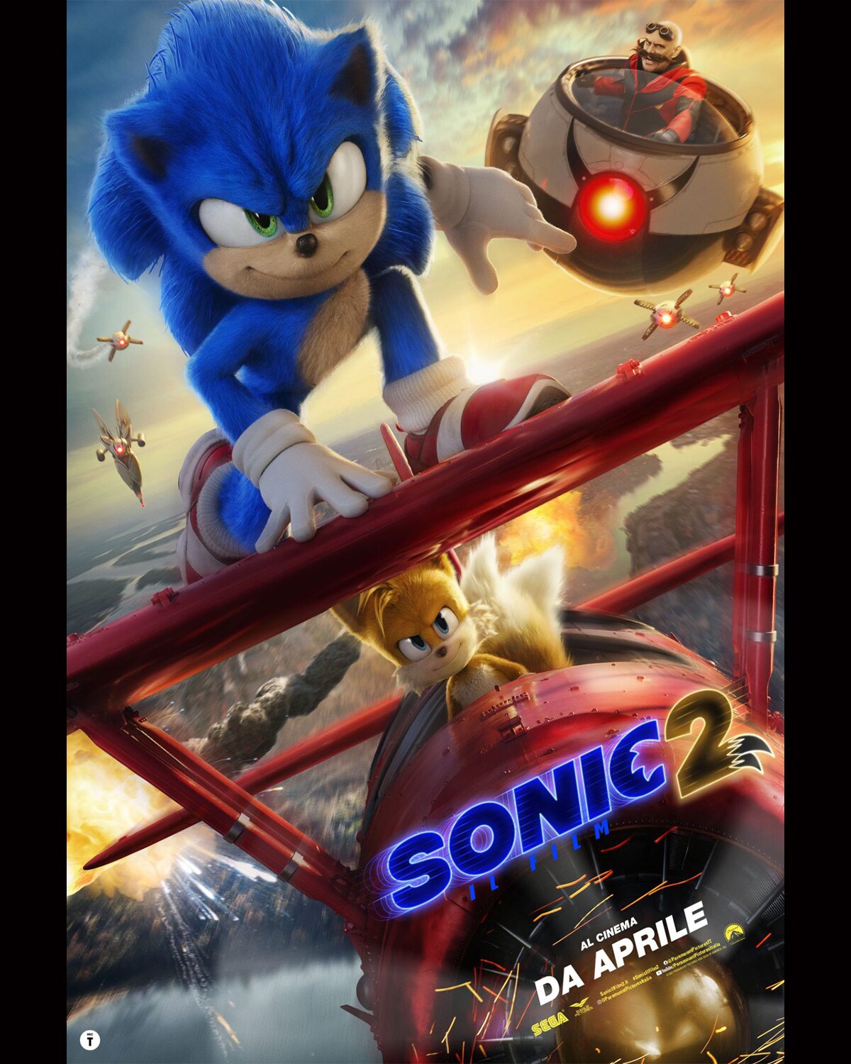 Sonic 2, il poster ufficiale