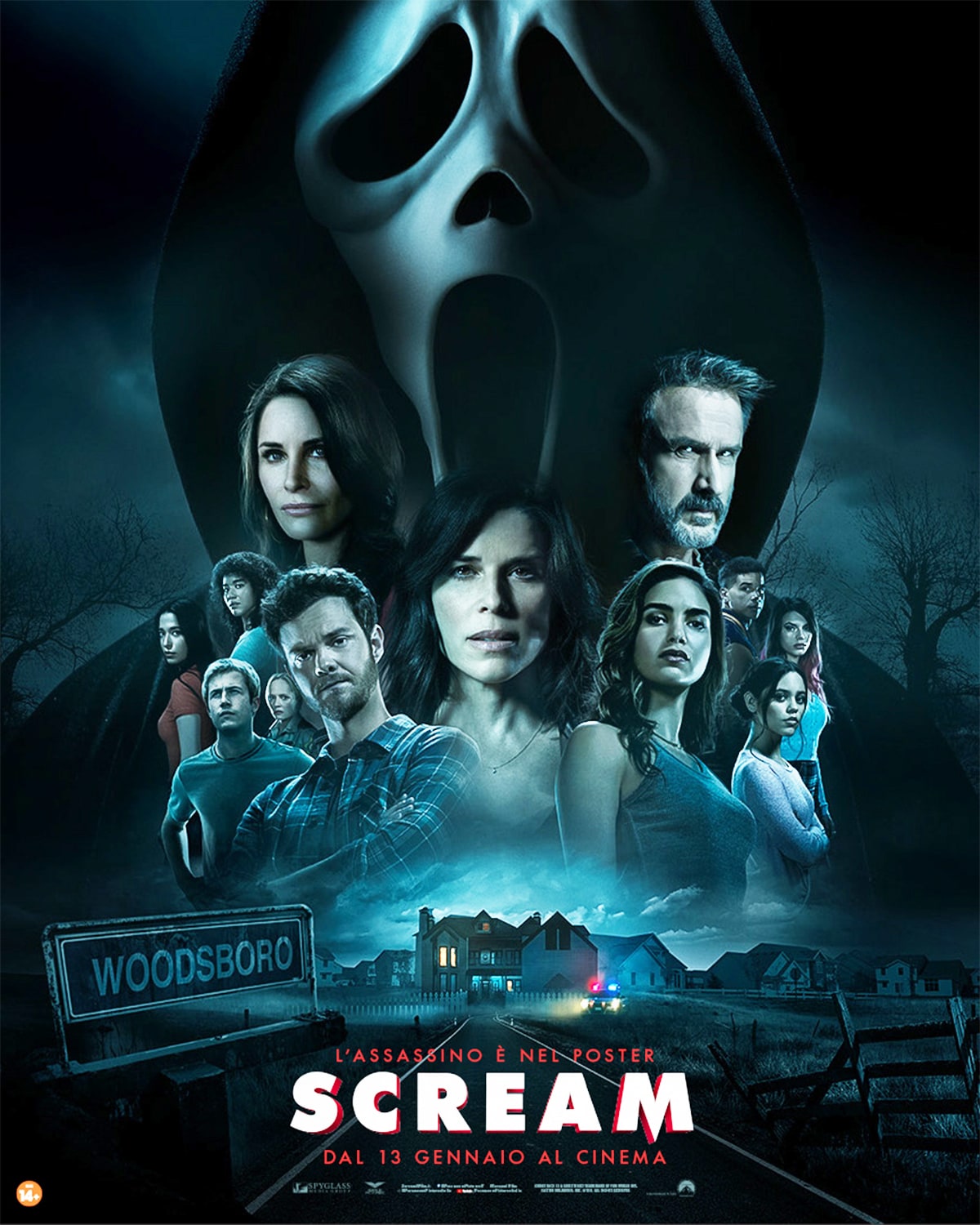 La nuova locandina di Scream: l'assassino è nel poster