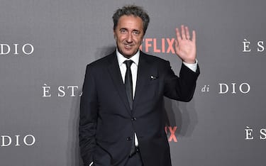 NAPLES, ITALY - NOVEMBER 16: Director Paolo Sorrentino attends the red carpet for the Italian premiere of "The Hand Of God" at Cinema Metropolitan on November 16, 2021 in Naples, Italy. (Photo by Ivan Romano/Getty Images for Netflix)