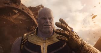 Marvel Studios' AVENGERS: INFINITY WAR..Thanos (Josh Brolin) .. Photo: Film Frame .. © Marvel Studios 2018