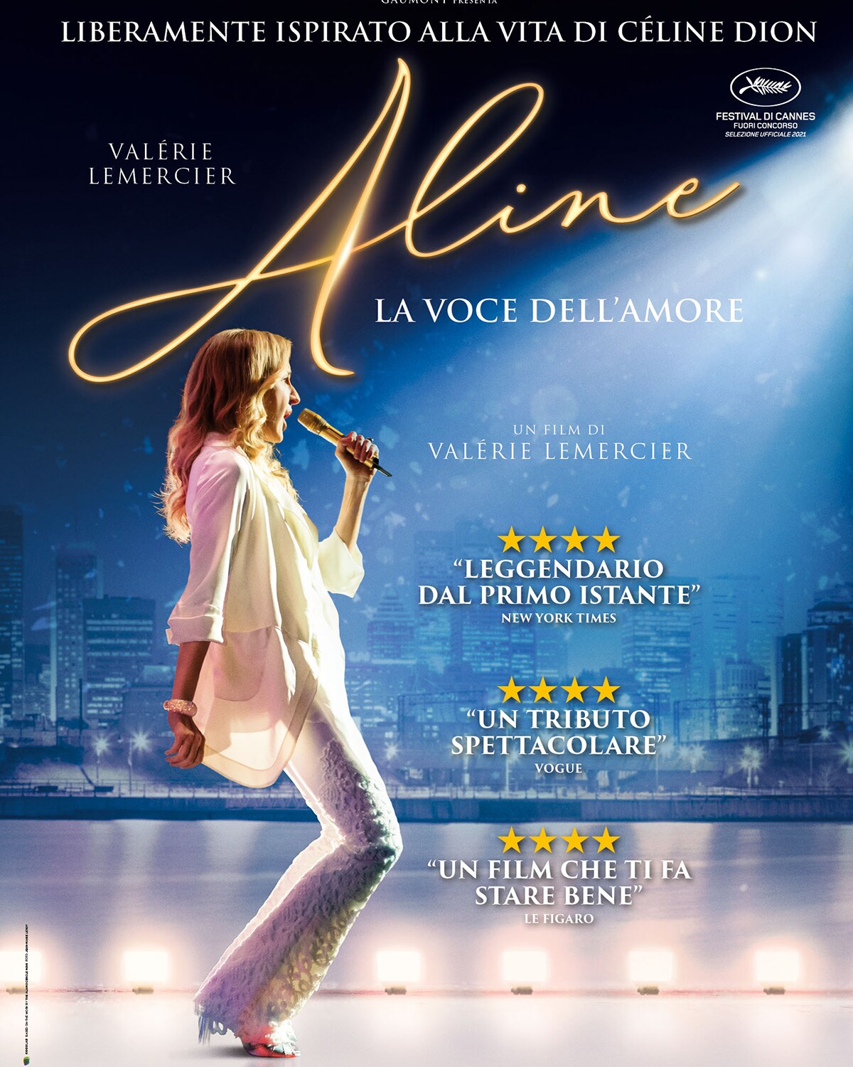 Aline-La voce dell'amore, il poster del film