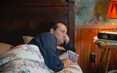 USA. Bill Murray in a scene from the ©Columbia Pictures  film: Groundhog Day (1993). 
Plot: A weatherman finds himself inexplicably living the same day over and over again. 
Ref:  LMK110-J6749-190820
Supplied by LMKMEDIA. Editorial Only.
Landmark Media is not the copyright owner of these Film or TV stills but provides a service only for recognised Media outlets. pictures@lmkmedia.com