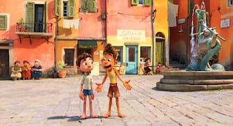 Set in a beautiful seaside town on the Italian Riviera, Disney and Pixar's “Luca” is a coming-of-age story about a boy and his newfound best friend experiencing an unforgettable summer filled with gelato, pasta and endless scooter rides.  But their fun is threatened by a secret: they are sea monsters from another world.  “Luca” is directed by Enrico Casarosa (“La Luna”) and produced by Andrea Warren (“Lava,” “Cars 3”).  © 2021 Disney / Pixar.  All Rights Reserved.