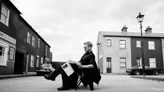 Writer/director Kenneth Branagh on the set of BELFAST, a Focus Features release. Credit: Rob Youngson/Focus Features