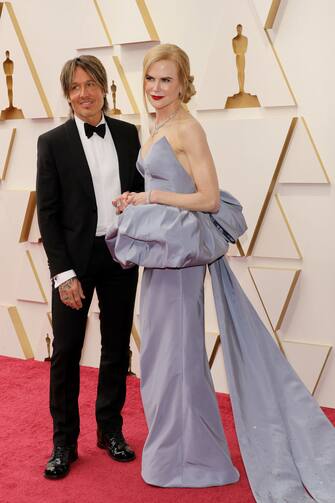 HOLLYWOOD, CALIFORNIA - MARCH 27: (L-R) Keith Urban and Nicole Kidman attend the 94th Annual Academy Awards at Hollywood and Highland on March 27, 2022 in Hollywood, California. (Photo by Mike Coppola/Getty Images)