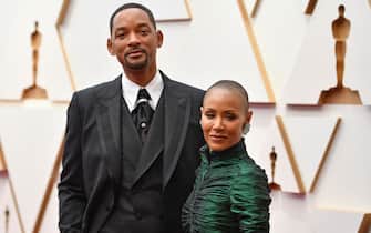 US actor Will Smith(L) and Jada Pink Smith attend the 94th Oscars at the Dolby Theatre in Hollywood, California on March 27, 2022. (Photo by ANGELA WEISS / AFP) (Photo by ANGELA WEISS/AFP via Getty Images)