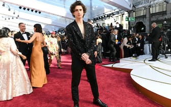 US-French actor Timothee Chalamet attends the 94th Oscars at the Dolby Theatre in Hollywood, California on March 27, 2022. (Photo by VALERIE MACON / AFP) (Photo by VALERIE MACON/AFP via Getty Images)