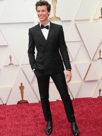 HOLLYWOOD, CALIFORNIA - MARCH 27: Shawn Mendes attends the 94th Annual Academy Awards at Hollywood and Highland on March 27, 2022 in Hollywood, California. (Photo by David Livingston/Getty Images)