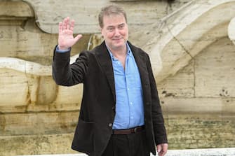 ROME, ITALY - 2022/04/07: Corrado Guzzanti attends the photocall of the movie Gli idoli delle donne at Piazza Cavour. (Photo by Mario Cartelli/SOPA Images/LightRocket via Getty Images)