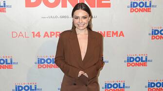 ROME, ITALY - 2022/04/07: Maryna Raccontano attends the photocall of the movie Gli idoli delle donne at Cinema Adriano.  (Photo by Mario Cartelli / SOPA Images / LightRocket via Getty Images)