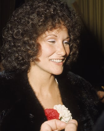 American actor Linda Lovelace (1949 - 2002) attends the premiere of 'Last Tango In Paris', March 1973. (Photo by Fotos International / Getty Images)