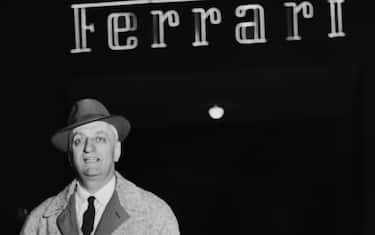 Italian car manufacturer Enzo Ferrari (1898 - 1988) outside the Ferrari premises, circa 1960. (Photo by Keystone/Hulton Archive/Getty Images)