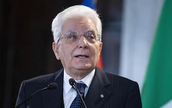 The President of the Republic Sergio Mattarella during the presentation ceremony of the candidates for the David di Donatello Awards for the year 2019, Rome, March 27, 2019. ANSA / FRANCESCO AMMENDOLA - PRESS AND COMMUNICATION OFFICE PRESIDENCY REPUBLIC ++ HO -NO SALES EDITORIAL USE ONLY ++

