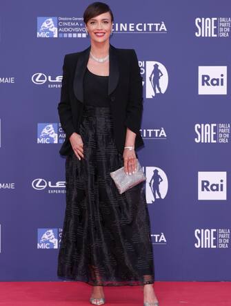 ROME, ITALY - MAY 03: Roberta Giarrusso attends the 67th David Di Donatello red carpet on May 03, 2022 in Rome, Italy. (Photo by Daniele Venturelli/WireImage)