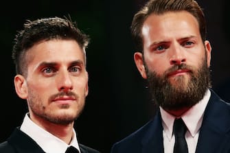 VENICE, ITALY - SEPTEMBER 07:  Actors Luca Marinelli and Alessandro Borghi attend a premiere for 'Don't Be Bad' during the 72nd Venice Film Festival at Palazzo del Casino on September 7, 2015 in Venice, Italy.  (Photo by Vittorio Zunino Celotto/Getty Images)