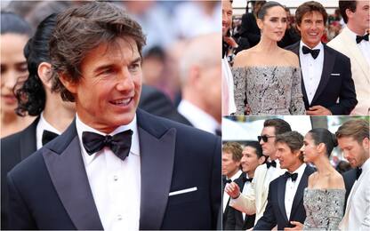 Cannes 2022, Tom Cruise sul red carpet per Top Gun: Maverick. FOTO