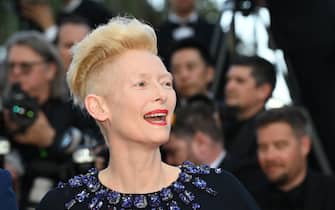 CANNES, FRANCE - MAY 20: Tilda Swinton attends the screening of "Three Thousand Years Of Longing (Trois Mille Ans A T'Attendre)" during the 75th annual Cannes film festival at Palais des Festivals on May 20, 2022 in Cannes, France. (Photo by Pascal Le Segretain/Getty Images)